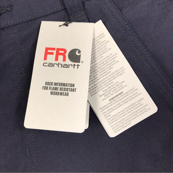 CARHARTT Flame-Resistant Pant Men 34X34 Force® Relaxed Ripstop Utility Work NWT - Picture 7 of 12